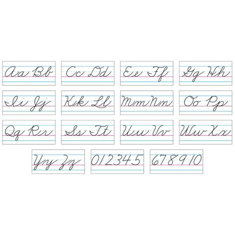Best Zaner Bloser Handwriting Chart Printable Printablee Com Worksheets Library