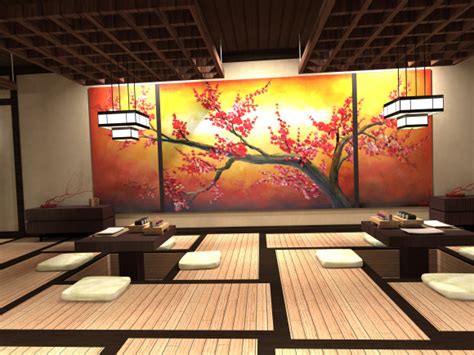 Restauracja japońska - Anna Szot-Sienkiewicz - e-aranżacje.pl