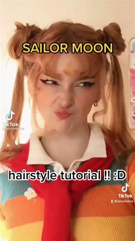 Sailor Moon Hairstyle Tutorial Video Hair Stylist Life Anime Hair