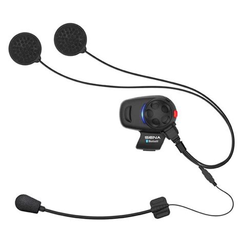 sena smh5 bluetooth headset and intercom for scooters and motorcycles with universal microphone
