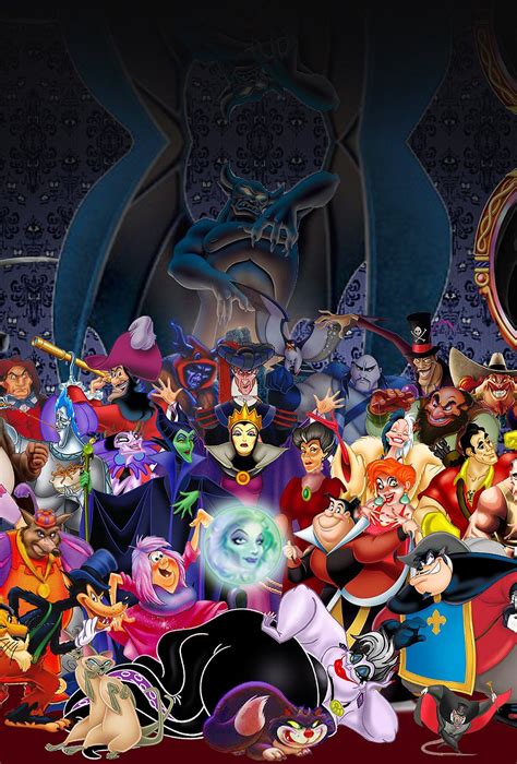 Free Download Wallpaper Villains Artist Disney Villai