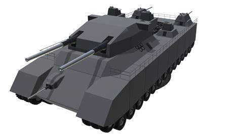 This is simple, imagine you driving the p.1000 ratte, imagine you being absolutely invincible. SimplePlanes | Landkreuzer P.1000 Ratte V7