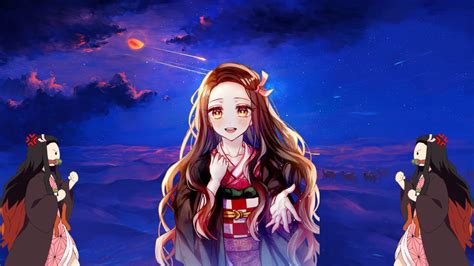 Tapety : anime dívky, Kamado Nezuko 1920x1080 - sharunks007 - 1957993