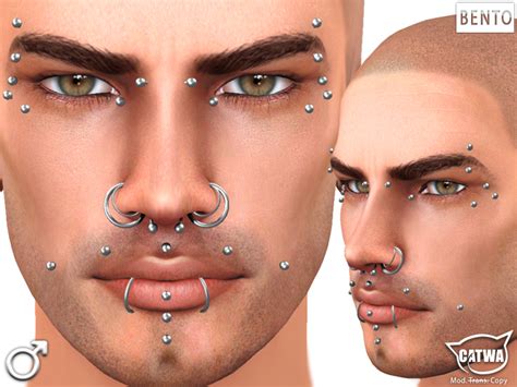 Sims 4 Cc Face Piercings Images And Photos Finder