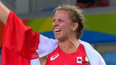 Rio Olympics 2016 Canadas Erica Wiebe Wins Wrestling Gold Bbc Sport