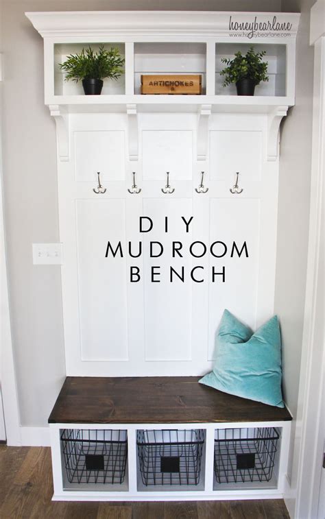 My diy is on how to make stained glass paint with your own hands very simply and quickly. DIY Mudroom Bench - Honeybear Lane