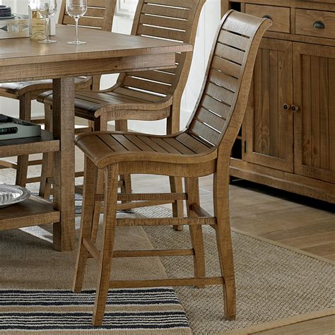 Progressive Furniture Willow Dining Distressed Finish Counter Chair