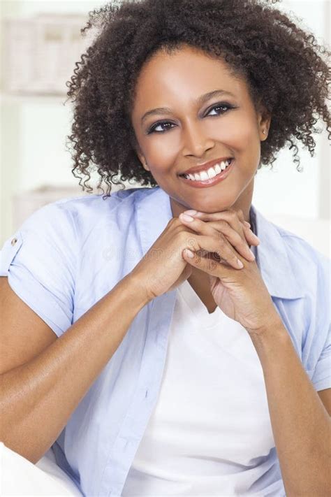 Happy Mixed Race African American Girl Stock Image Image Of Happy