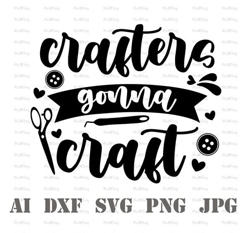 Crafters Gonna Craft Svg Crafting Svg Crafters Svg Crafting Is Etsy