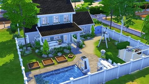 Aveline Sims Tiny House For 8 Sims • Sims 4 Downloads