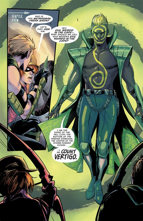 Count Vertigo Green Arrow Vol 6 19 Comicnewbies