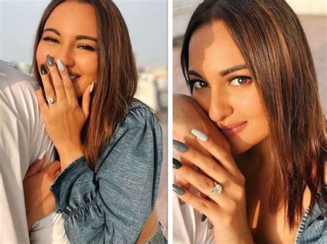 Sonakshi Sinha Flaunts Diamond Ring Poses With Mystery Man Big Day For Me Ibtimes India