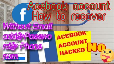How To Recover Facebook Accountwithout Email And Password 2022 Youtube