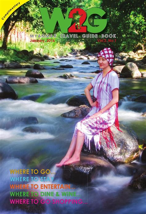 w2g january 2016 myanmar guide myanmar travel guide guide book by w2g myanmar travel guide
