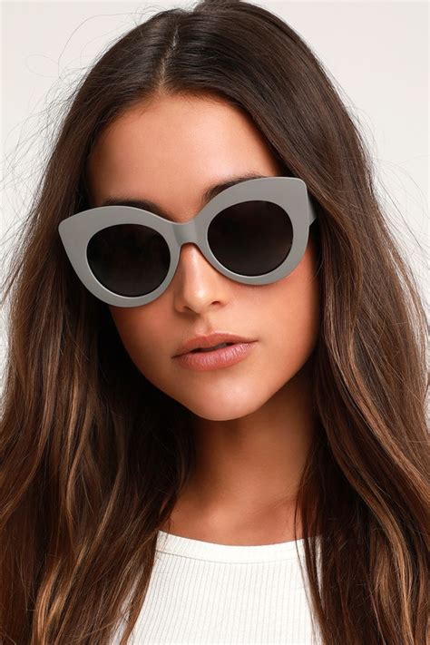 Cute Grey Sunglasses Cat Eye Sunglasses Sunnies Lulus