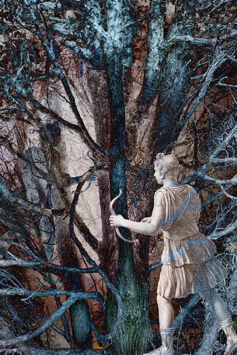 Diana In The Magic Forest Digital Art By Antique Images