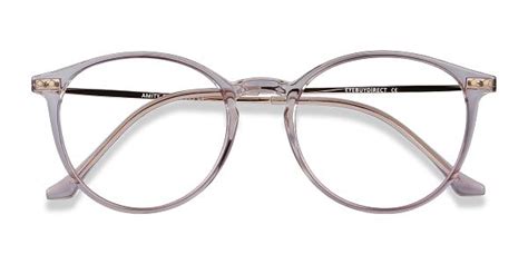 amity round clear purple full rim eyeglasses eyebuydirect unique glasses frames glasses for