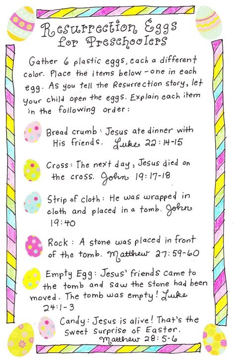 Printable Preschool Easter Story Download Them And Try To Solve