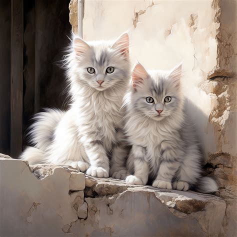 Adorable Creamy White Kittens Free Stock Photo - Public Domain Pictures