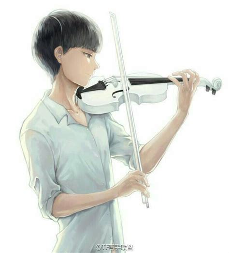 Pin By Rinaokumura On Tfboys Anime Violinist Anime Music Anime People