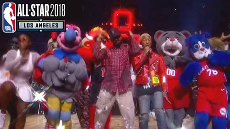 N E R D 2018 Nba All Star Halftime Performance Pharrell And Migos Winnerz Circle