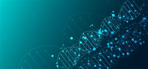 Template For Science And Technology Concept Or Banner With A Dna