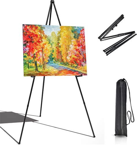 Buy Portable Artist Easel Stand 63 Inches Black Picture Stand