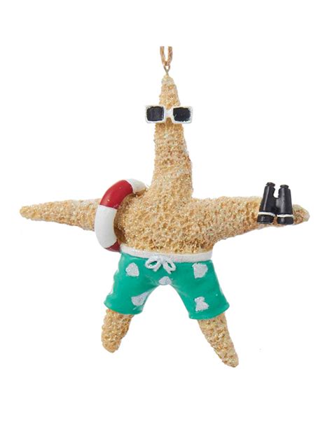 Check spelling or type a new query. Kurt Adler Starfish Ornament Boy Coastal Beach Christmas ...