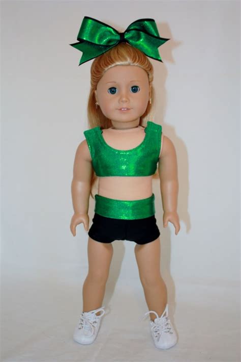 cheerleader outfit for american girl 18 doll sports etsy