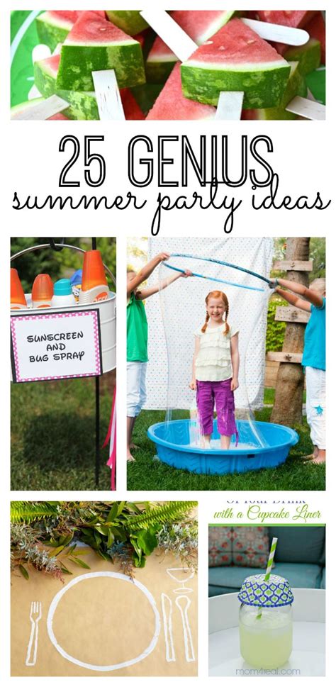 25 Genius Diy Summer Party Ideas
