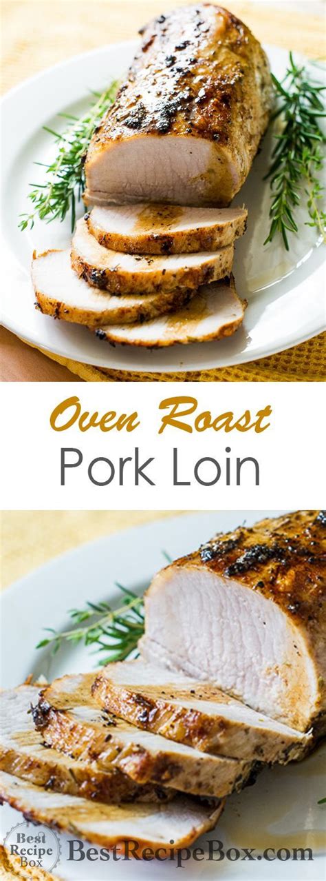 Roasted pork roast with baconfoodista. Oven Roast Pork Tenderloin Roast with Herbs | Recipe ...