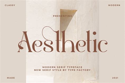 Aesthetic Font By Typefactory · Creative Fabrica