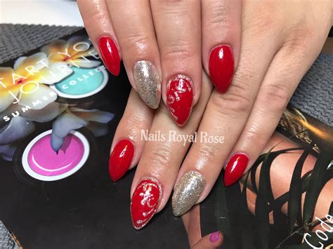 Nails Nägel Nagelmodellage Nails Royal Rose Nailart Glitter