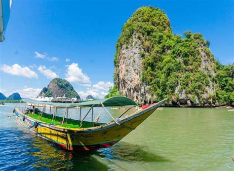 James Bond Island Long Tail Boat Qbic Travel Phuket Thailand