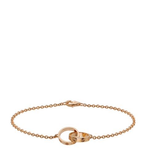 Cartier Rose Gold Love Chain Bracelet Harrods Uk