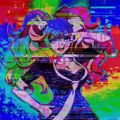 Junko might actually be the most talented among them, and that might partly be what makes her so scary. Junkoenoshima Danganronpa GIF - Junkoenoshima Danganronpa Glitchcore - Descubre & Comparte GIFs