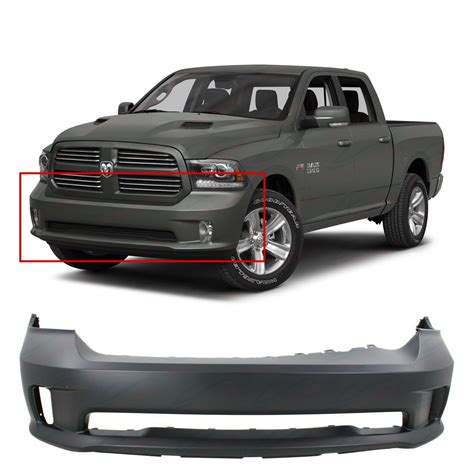 Primed Front Bumper Cover For 2013 2018 Dodge Ram 1500 Sport And Express