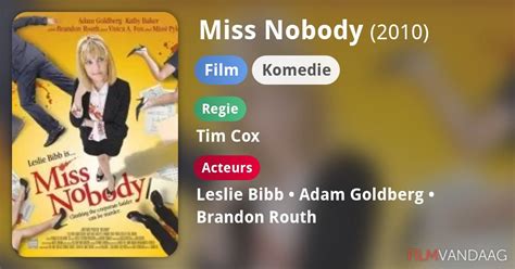 Miss Nobody Film 2010 Filmvandaagnl