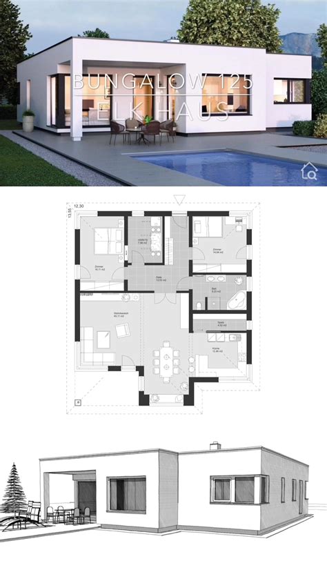 Flat Roof Modern House Floor Plans 10 Pictures Easyhomeplan