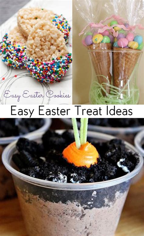 Spray your hands as well and stuff each side of the easter egg with the puffed rice mixture so it comes slightly out of each half. 13 Easy Easter Treat Ideas - My List of Lists | Find the ...