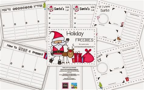 First Grade Lyons Den Holiday Freebies On Tpt
