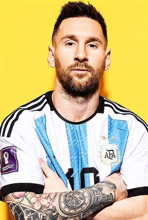 Lionel Messi Argentina Portraits Fifa World Cup Team Messi