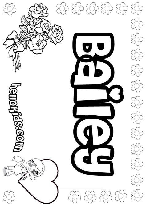 Bailey Pages Coloring Pages