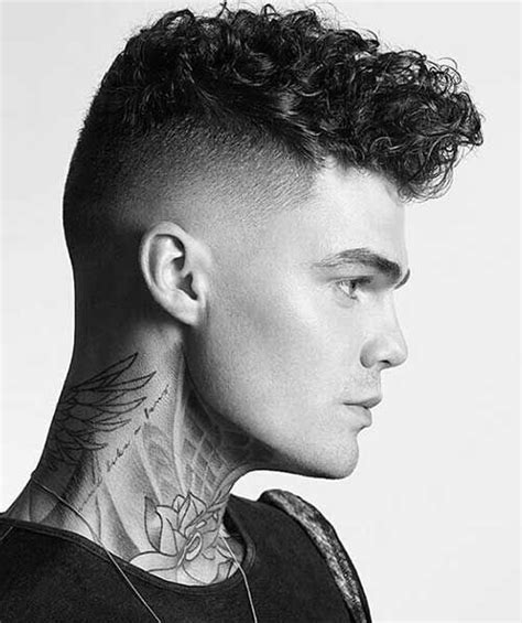 Trendy Curly Hairstyles For Men Collection Hairmanz Curly Hair Fade Mens