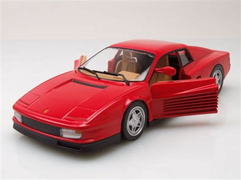 Ferrari Testarossa Red Model Car Burago Ebay