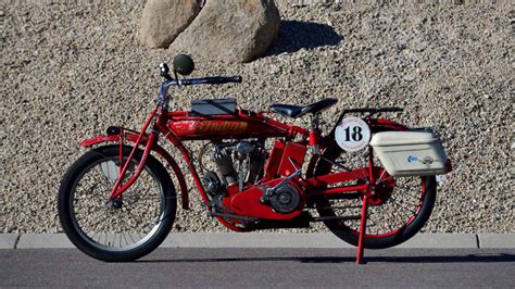1915 Indian Twin Cannonball Racer At Las Vegas Motorcycles 2016 As F113