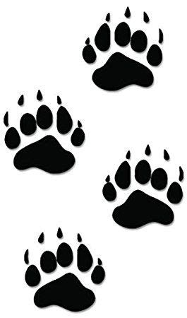 Art free download bear paw print border clip art panther paw print clip art free wildcat paw print clip art. Black Bear Paws Print Tracks Hunting Vinyl Decal Sticker ...