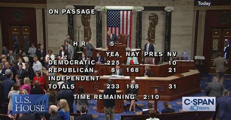 House Vote On The Equality Act C