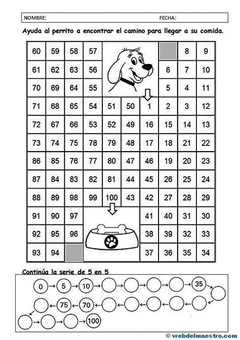Números Del 1 Al 100 Matematicas Interactivas Los Numeros En Espanol