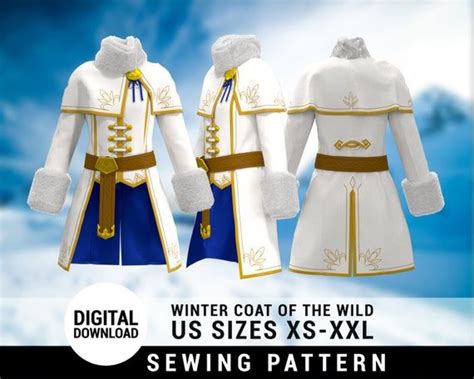 Zelda Winter Coat Sewing Pattern / Breath of the Wild Zelda / | Etsy